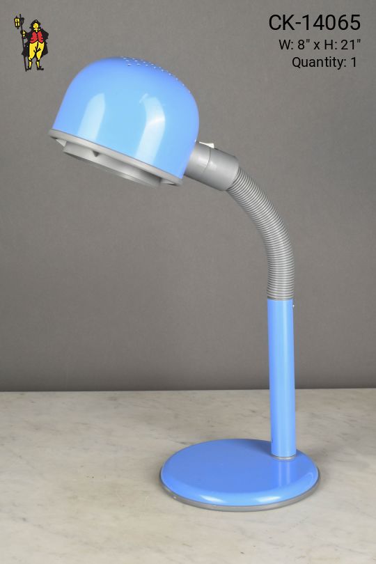 Blue Gooseneck Desk Lamp