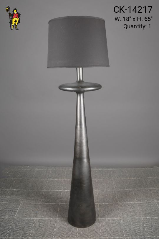 Black Oversize Ceramic Floor Lamp