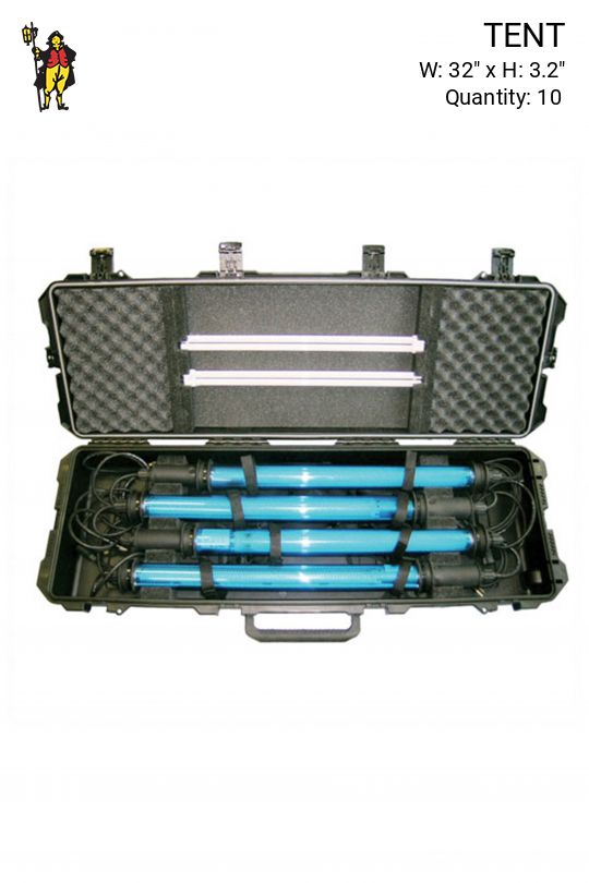 Fluorescent EMI String-able Shelter/Tent Lights