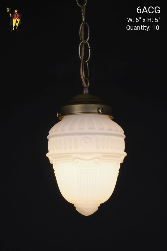 6" Acorn Hanging Globe