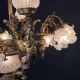 Brass Art Nouveau Chandelier #1