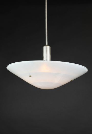 Art Deco Glass Hanging Bowl Pendant