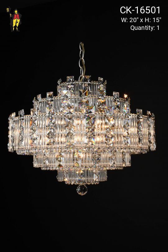 Fifteen Light Crystal Chandelier