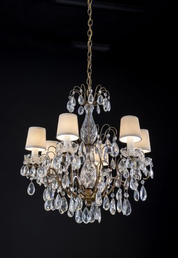 Victorian Crystal Chandelier