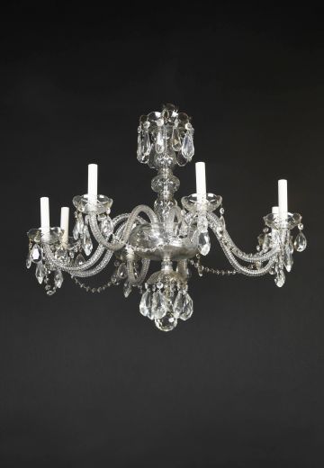 Eight Light Crystal Chandelier