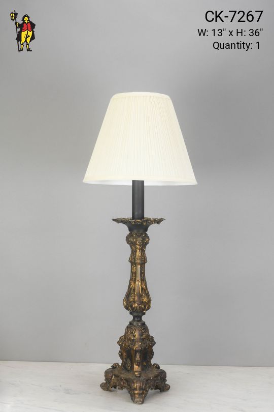 Art Deco Footed Table Lamp