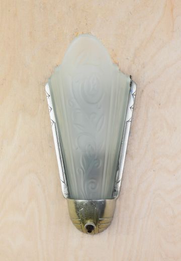 Art Deco Nickel Pocket Sconce