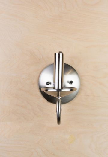 Contemporary Single Candle Silver Wall Sconce