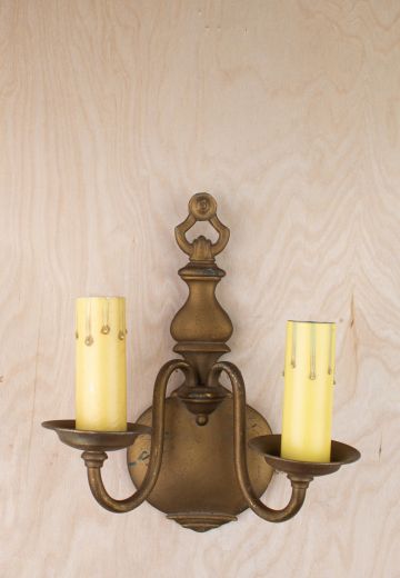 Traditional Two Candle Wall Sconce